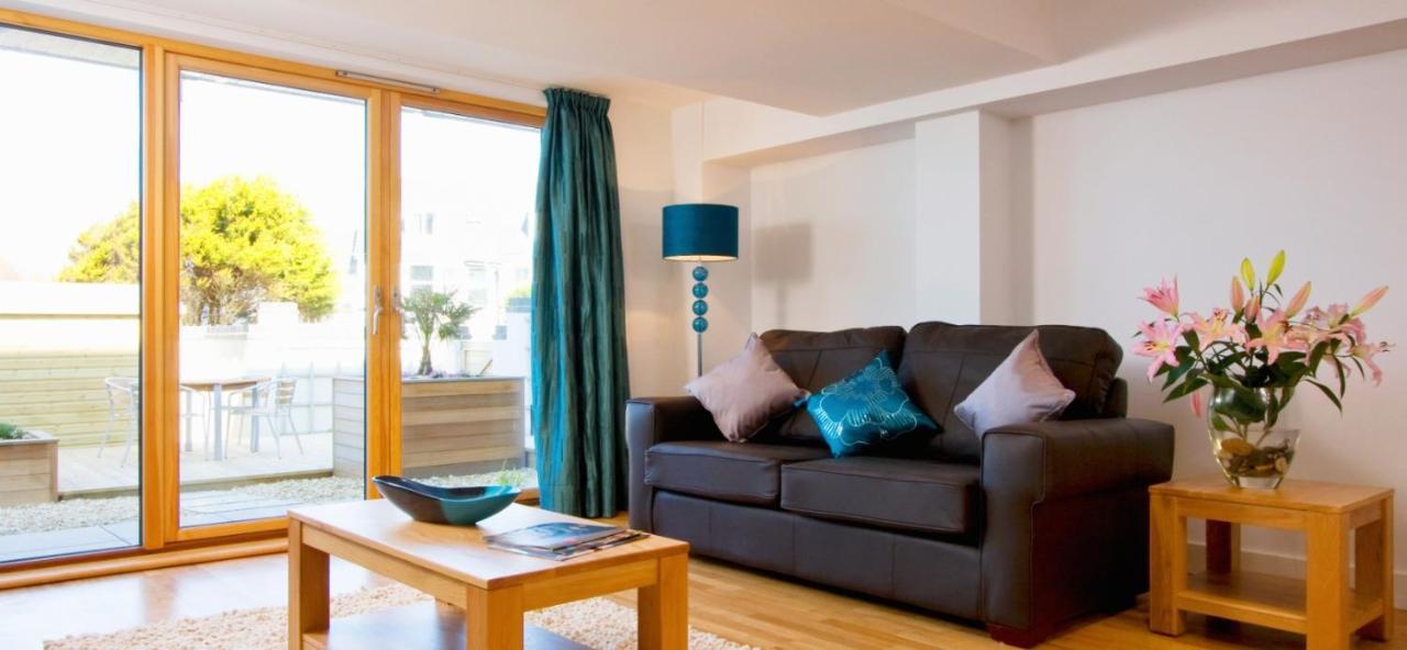 Fistral Beach Garden Apartment 3 New Quay Exteriör bild